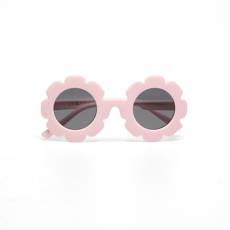 okkia okkia occhiale baby da sole premontato fiore colore light pink 6 10 anni ean 8056211375903