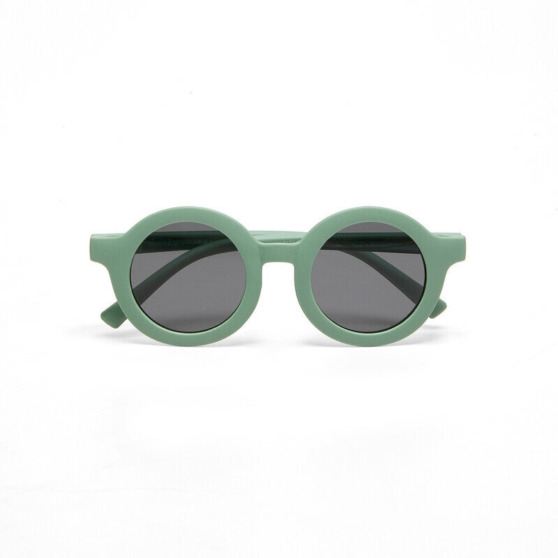 okkia okkia occhiale baby da sole premontato tondo colore green sage 6 10 anni ean 8056211375842