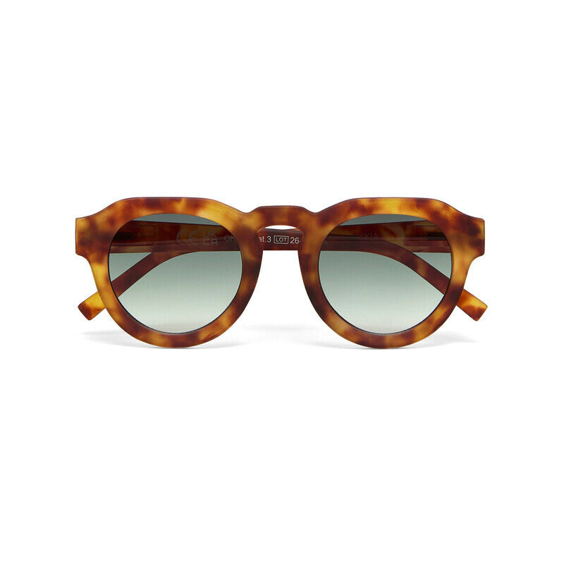 okkia okkia occhiale da sole premontato mod zeno soft touch sahara havana lenti verde ean 8056211375422