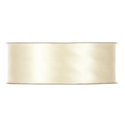 Piovaccari Satin Ribbon 25mm 50m Cream Color