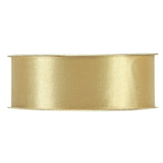Piovaccari Satin Ribbon 25mm 50m Light Gold Color