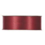 Piovaccari Satin Ribbon 25 mm 50 m Burgundy Colour