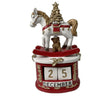 preziosa home preziosa home cavallo natale decorativo con calendario poliresina 12 x 9 x 20 cm scatola ean 8050264185939