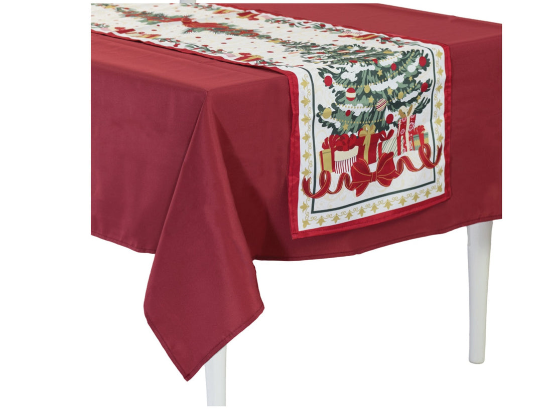 preziosa home preziosa home tovaglia e runner ass natale 140 x 240 40 x 240 cm antimacchia 1 pz ean 8050264077715