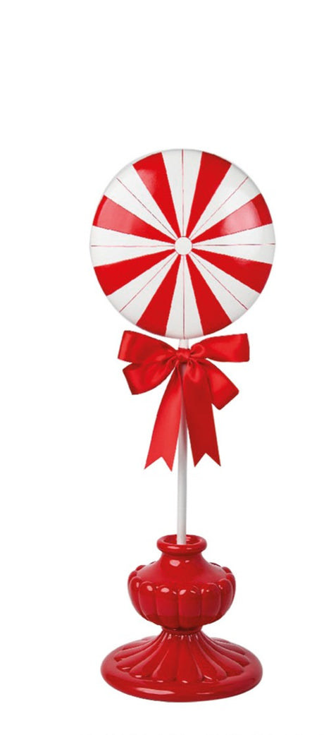 preziosa luxury home preziosa luxury home lollipop natale in poliresina 258 x 23 x 713 cm bianco rosso ean 8050264117350