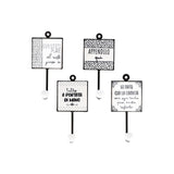 regalo italiano regalo italiano appendino da parete in ceramica e ferro ass 8 x 17 cm gancio appendiabiti decorativo per casa e ingresso 1 pz ean 8057586095830