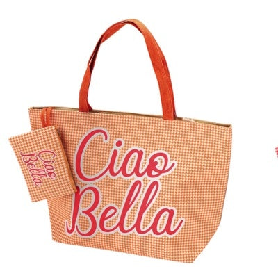 regalo italiano regalo italiano borsa mare con pochette ass col 58 x 18 cm h 38 cm tessuto 1 pz ean 8057586212107