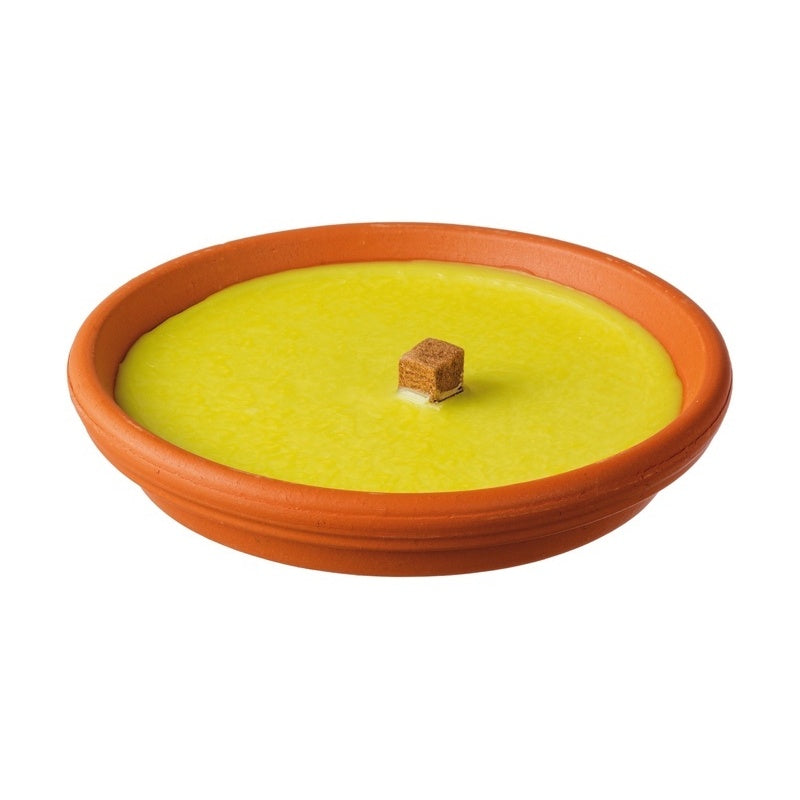regalo italiano regalo italiano candela citronella terracotta d 17 cm h 3 cm 1 pz ean 8021785387829