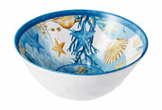 Ad Trend Melamine Bowl Shell D 16 cm H 6.5 cm Blue 1 Pc