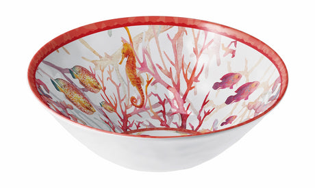 regalo italiano regalo italiano ciotola melamina shell d 36 cm h 12 cm rosso 1 pz