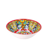 regalo italiano regalo italiano ciotola riano in melamina d 215 cm h 8 cm rosso blu ean 8057586160514