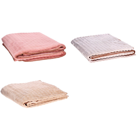 regalo italiano regalo italiano coperta plaid in flanella doppio strato 130 x 160 cm colori assortiti 1 pz ean 8057586162730