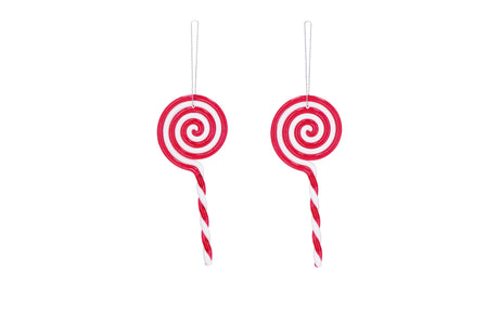 regalo italiano regalo italiano decorazione di natale lecca lecca da appendere ass 6 x 13 cm rosso 1 pz ean 8021785870093