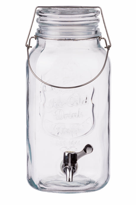 regalo italiano regalo italiano dispenser con coperchio 3 lt vetro trasparente ean 8021785640825