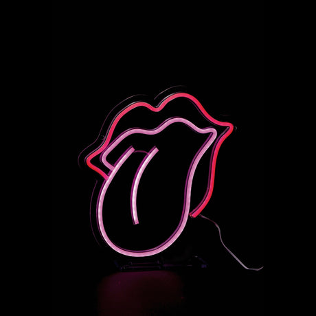 regalo italiano regalo italiano insegna neon led m bocca 28 x 30 cm decorazione luminosa da parete ean 8057586212251