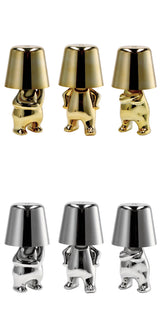 regalo italiano regalo italiano lampada touch ricaricabile eliad d 95 cm h 18 ass oro argento 1 pz ean 8057586149212