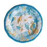 Ad Trend Flat Fruit Melamine Shell D 22 Cm H 2 Cm Blue 1 Pc