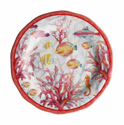 Ad Trend Flat Fruit Plate Melamine Shell D 22 Cm H 2 Cm Red 1 Pc