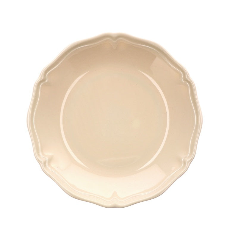 regalo italiano regalo italiano piatto frutta siria in melamina d 22 cm beige ean 8057586116269