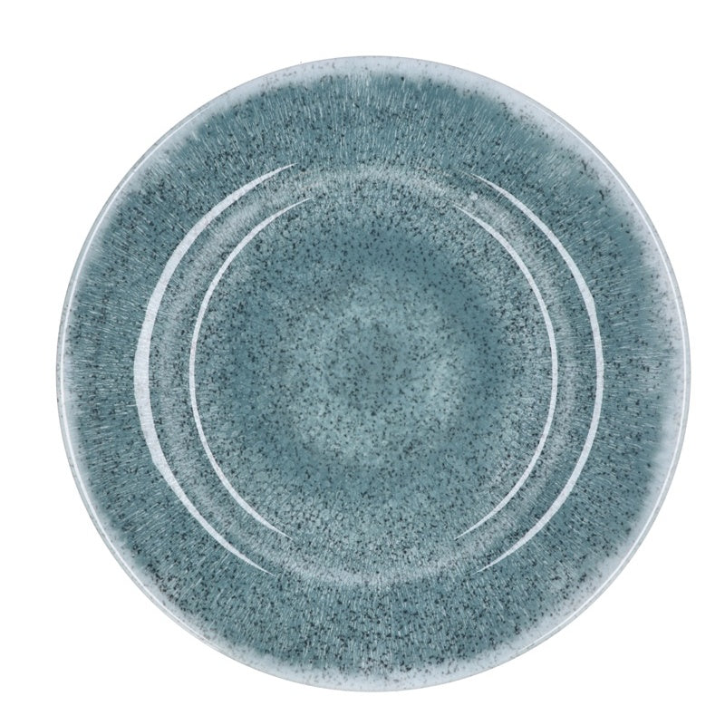 regalo italiano regalo italiano piatto piano in melamina d 28 cm h 3 cm azzurro ean 8057586047365