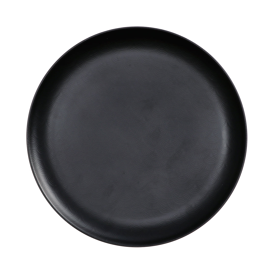 regalo italiano regalo italiano piatto piano owens melamina d 25 cm nero ean 8057586111400