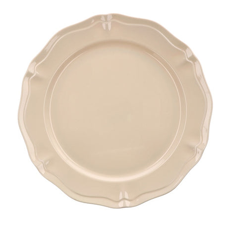 regalo italiano regalo italiano piatto piano siria in melamina d 27 cm beige ean 8057586116283