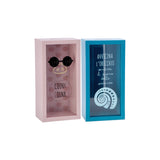 regalo italiano regalo italiano salvadanaio in mdf e vetro 13 x 8 cm h 25 cm ass porta risparmi decorativo moderno 1 pz ean 8057586123687