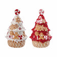regalo italiano regalo italiano scatola albero natale 20 x 15 x 30 cm ceramica ass bianco rosso 1 pz ean 8057586035768