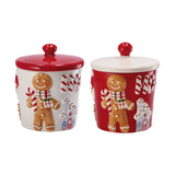 regalo italiano regalo italiano scatola natale d 13 cm h 17 cm ceramica ass bianco rosso 1 pz ean 8057586035652