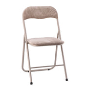 Ad Trend Nadia Beige Folding Chair 44 x 47 x 80 Cm – Iron Frame
