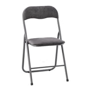 Ad Trend Nadia Foldable Chair Grey 44 x 47 x 80 Cm – Iron Frame