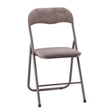 regalo italiano regalo italiano sedia pieghevole nadia tortora 44 x 47 x 80 cm struttura in ferro ean 8057586154643