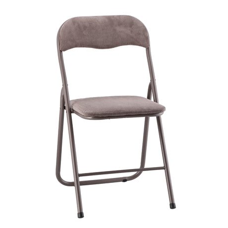 regalo italiano regalo italiano sedia pieghevole nadia tortora 44 x 47 x 80 cm struttura in ferro ean 8057586154643