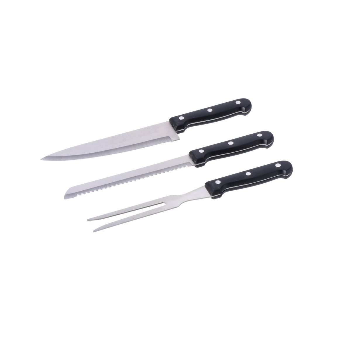regalo italiano regalo italiano set 3 accessori barbecue 325 cm kit bbq utensili griglia in acciaio ean 8057586033931