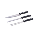 regalo italiano regalo italiano set 3 accessori barbecue 325 cm kit bbq utensili griglia in acciaio ean 8057586033931