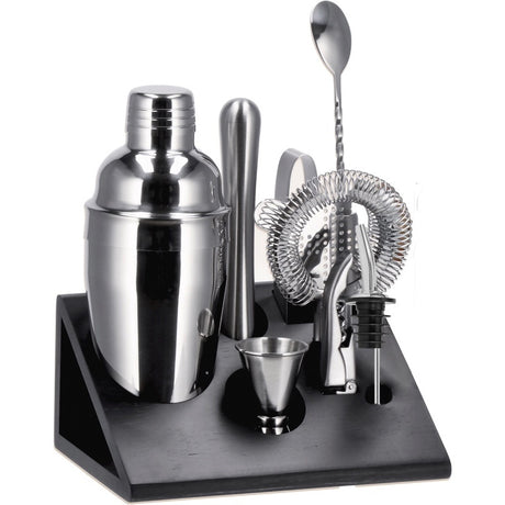 regalo italiano regalo italiano set 8 pz cocktail con supporto bamboo ean 8057586046139