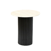 Ad Trend Cream Iron and Ceramic Coffee Table D 36 Cm H 40 Cm – Modern Design Home Decor Coffee Table
