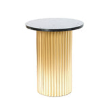regalo italiano regalo italiano tavolino ferro e marmo nero d 41 cm h48 cm tavolino design moderno elegante arredo casa ean 8057586189584