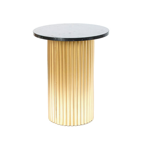 regalo italiano regalo italiano tavolino ferro e marmo nero d 41 cm h48 cm tavolino design moderno elegante arredo casa ean 8057586189584