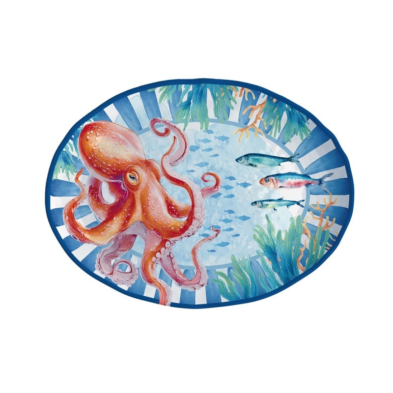 regalo italiano regalo italiano vassoio ovale deep in melamina 40 x 30 cm h 3 cm ean 8057586196292