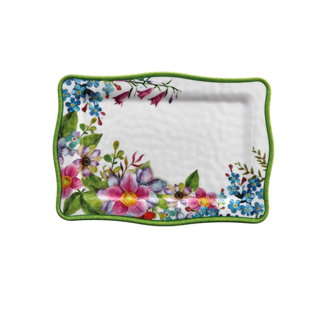 regalo italiano regalo italiano vassoio rettangolare shia melamina 30 x 21 cm h 15 cm multicolor ean 8057586111615