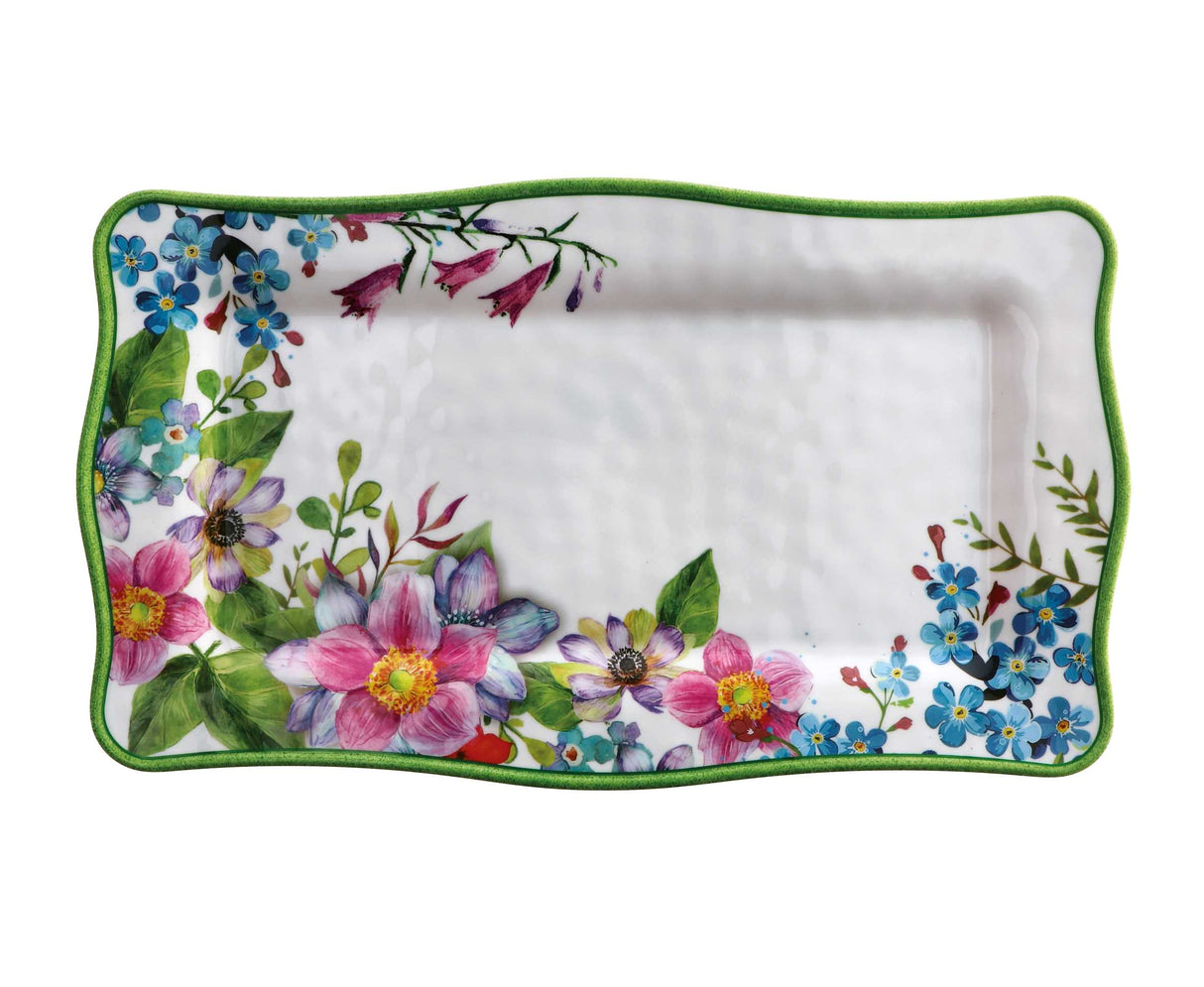 regalo italiano regalo italiano vassoio rettangolare shia melamina 48 x 28 cm h 2 cm multicolor ean 8057586111639