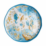 Ad Trend Round Melamine Tray Shell Diameter 40 Cm Height 2 Cm Blue 1 Pc