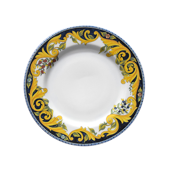 saturnia saturnia collezione tuscany piatto piano d 28 cm h 2 cm porcellana ischia decorata ean 8003342032434