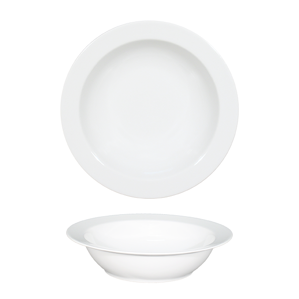 saturnia saturnia insalatiera con falda d 25 cm h 6 cm porcellana ischia bianco ean 8003342850014
