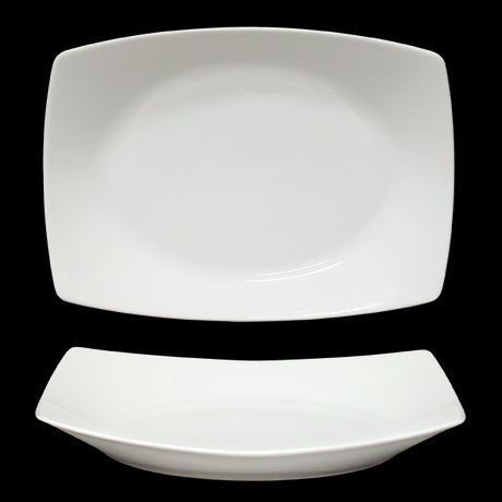 saturnia saturnia piatto rettangolare fondo 34 x 245 cm h 35 cm diag 37 cm porcellana tokio bianco ean 8003342028048