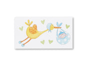 Saul Sadoch Blue Stork Tickets for Party Favor 20 Pcs