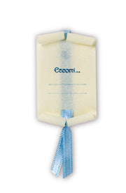 Saul Sadoch Birth Parchment 4 x 7 Cm White Blue 50 Pcs