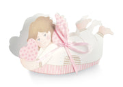Scotton Sitting Angel 90 x 30 x 75 Mm Pink 10 Pcs