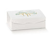Cofanetto regalo Scotton Intrecci Verde stampa caldo 10×10×3,5 cm con inserto per bomboniere e gioielli.  CONF 10 PZ ean 8007402372287
